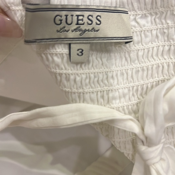 GUESS White Halter Lined Backless MINI Dress Size 3 - Picture 3 of 3